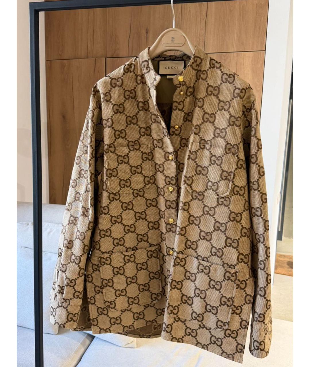 GUCCI Бежевая рубашка, фото 2