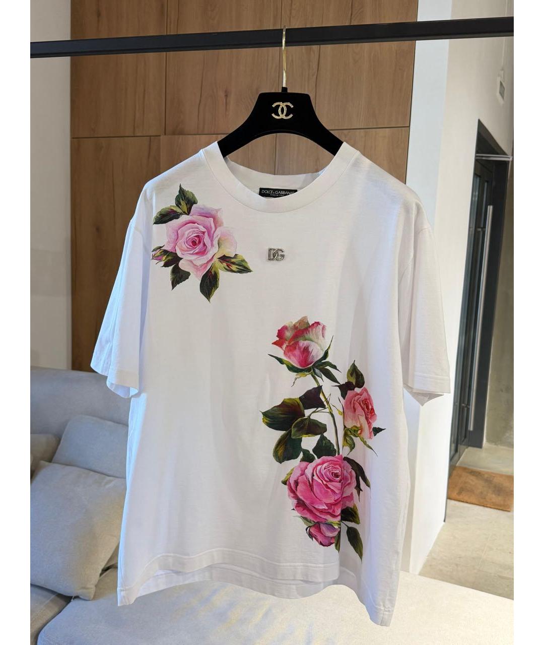 DOLCE&GABBANA Белая футболка, фото 3