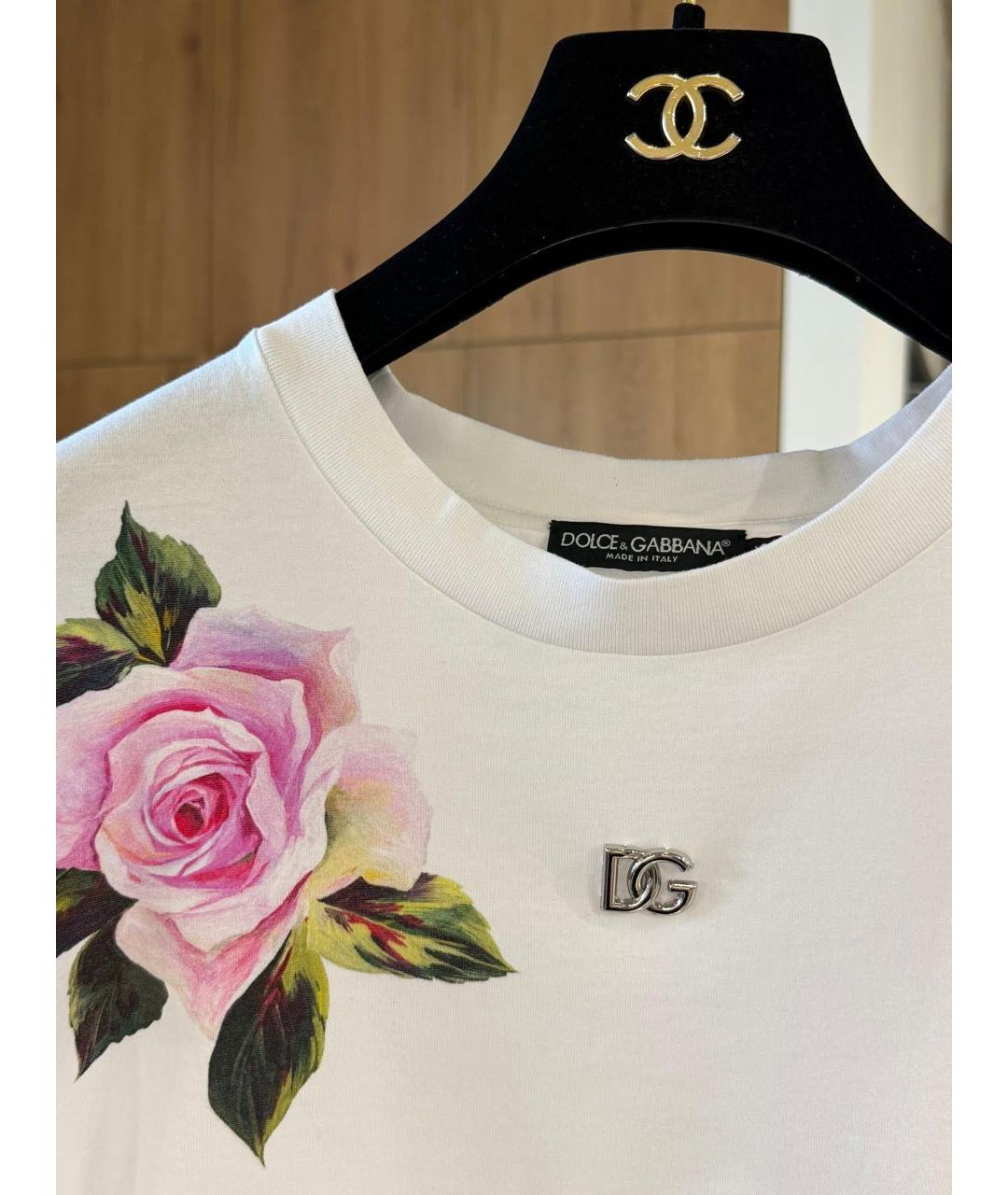 DOLCE&GABBANA Белая футболка, фото 2