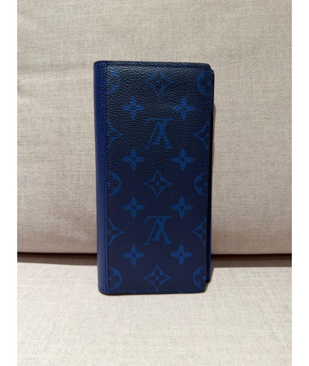 LOUIS VUITTON Голубой кошелек из искусственной кожи, фото 2