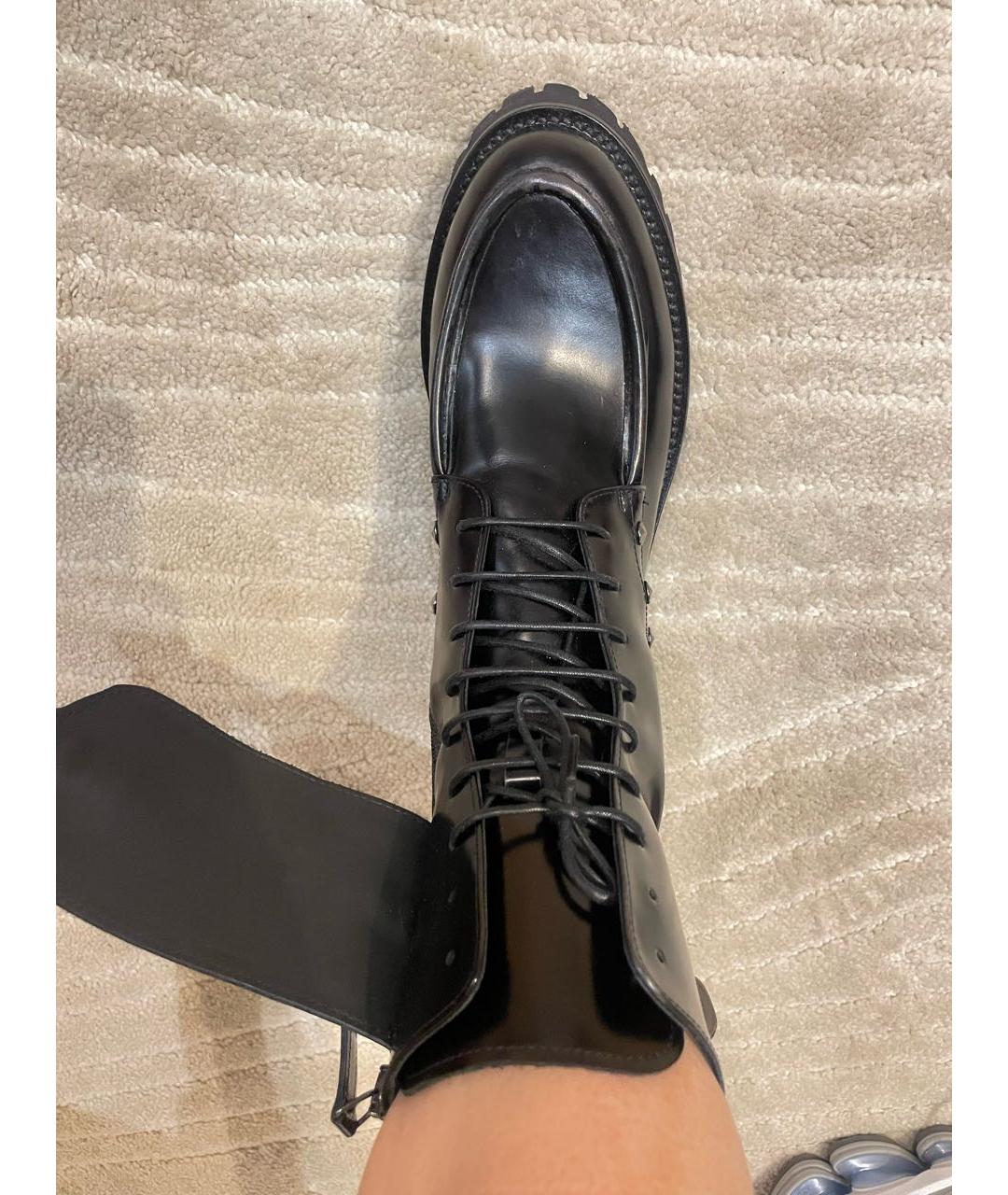 CASADEI Черные кожаные ботинки, фото 2