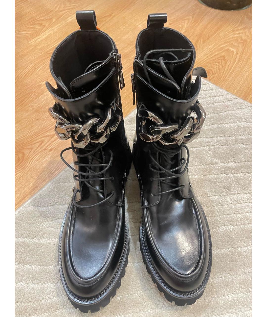 CASADEI Черные кожаные ботинки, фото 5