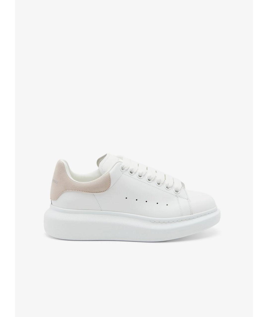 ALEXANDER MCQUEEN Белые кожаные кеды, фото 8