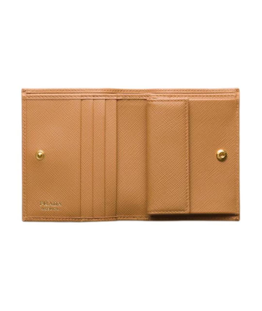 PRADA Коричневый кожаный кошелек, фото 2