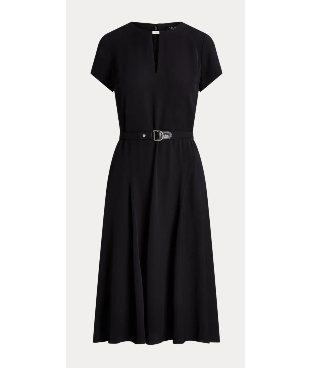 RALPH LAUREN Черное повседневное платье, фото 6
