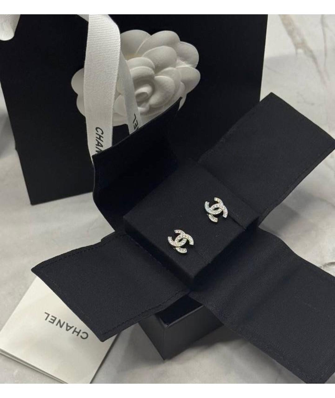 CHANEL Серебряные серьги, фото 7