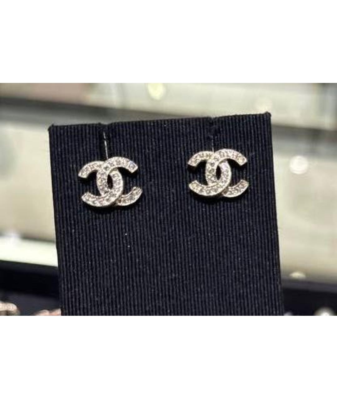 CHANEL Серебряные серьги, фото 5