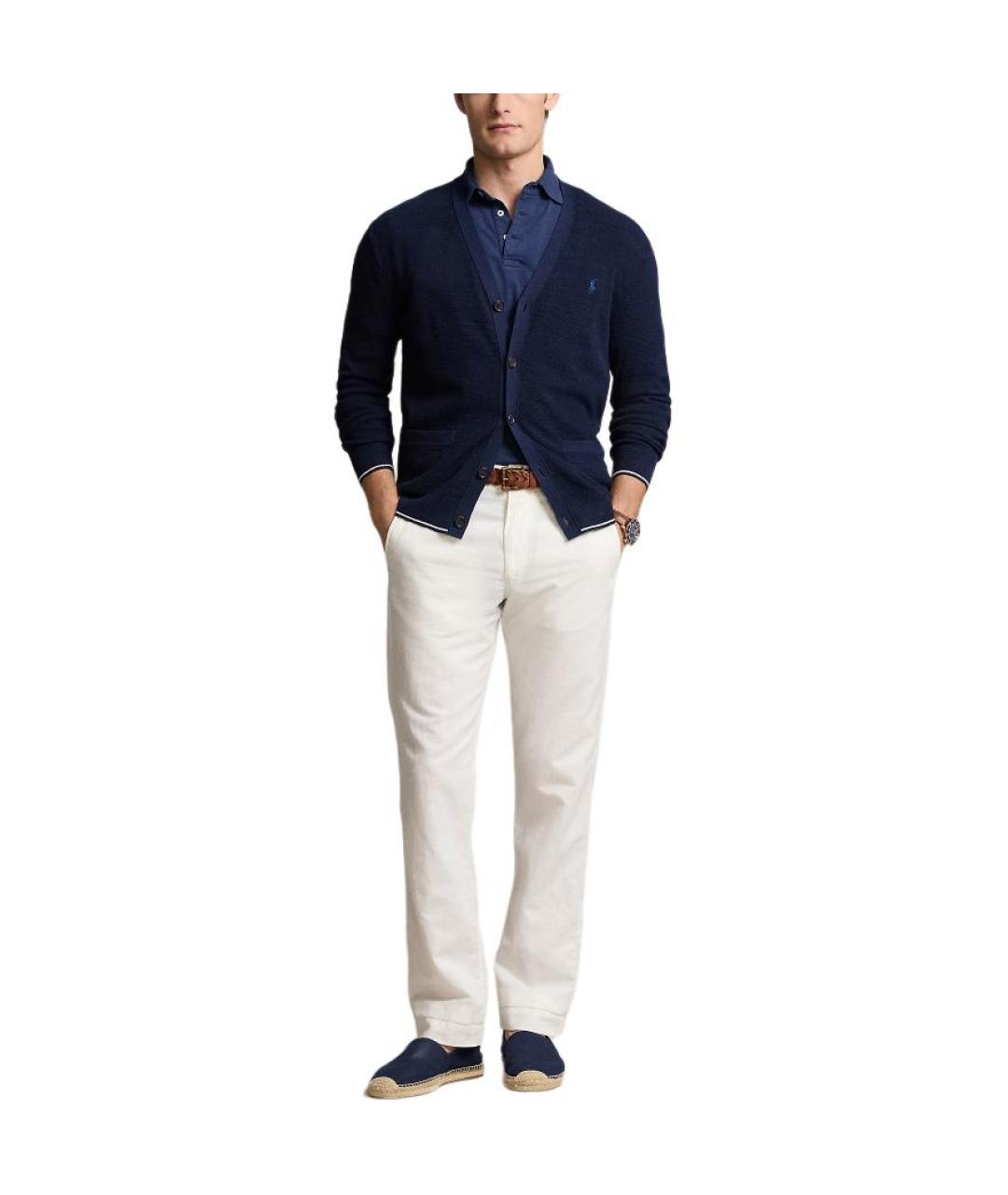 POLO RALPH LAUREN Темно-синий кардиган, фото 2
