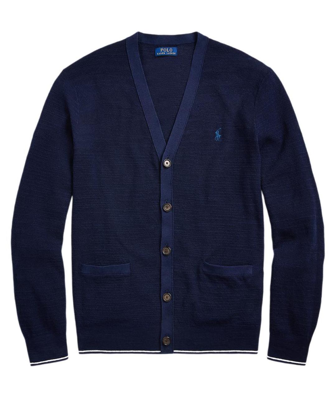 POLO RALPH LAUREN Темно-синий кардиган, фото 1