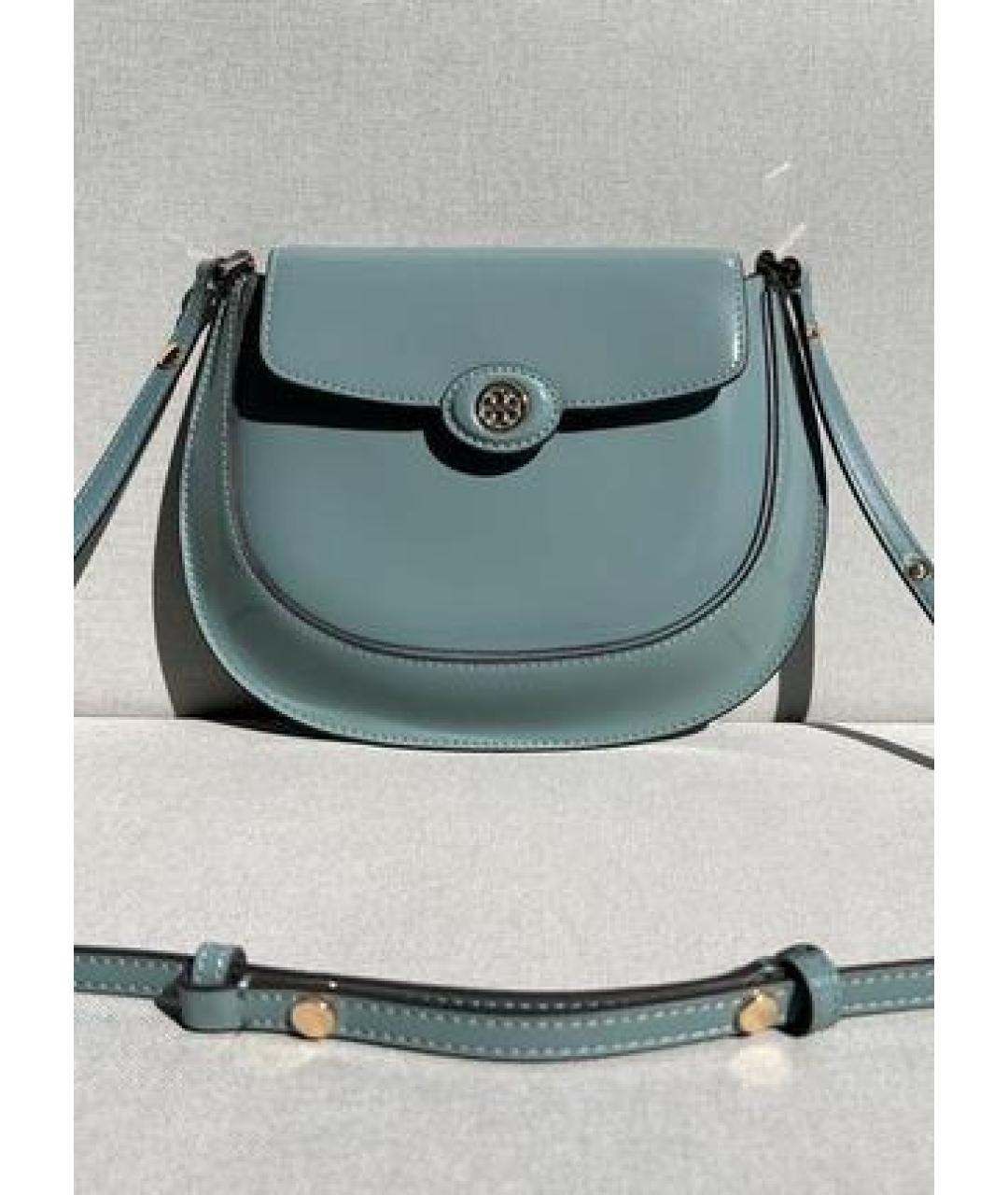 TORY BURCH Кожаная сумка с короткими ручками, фото 6