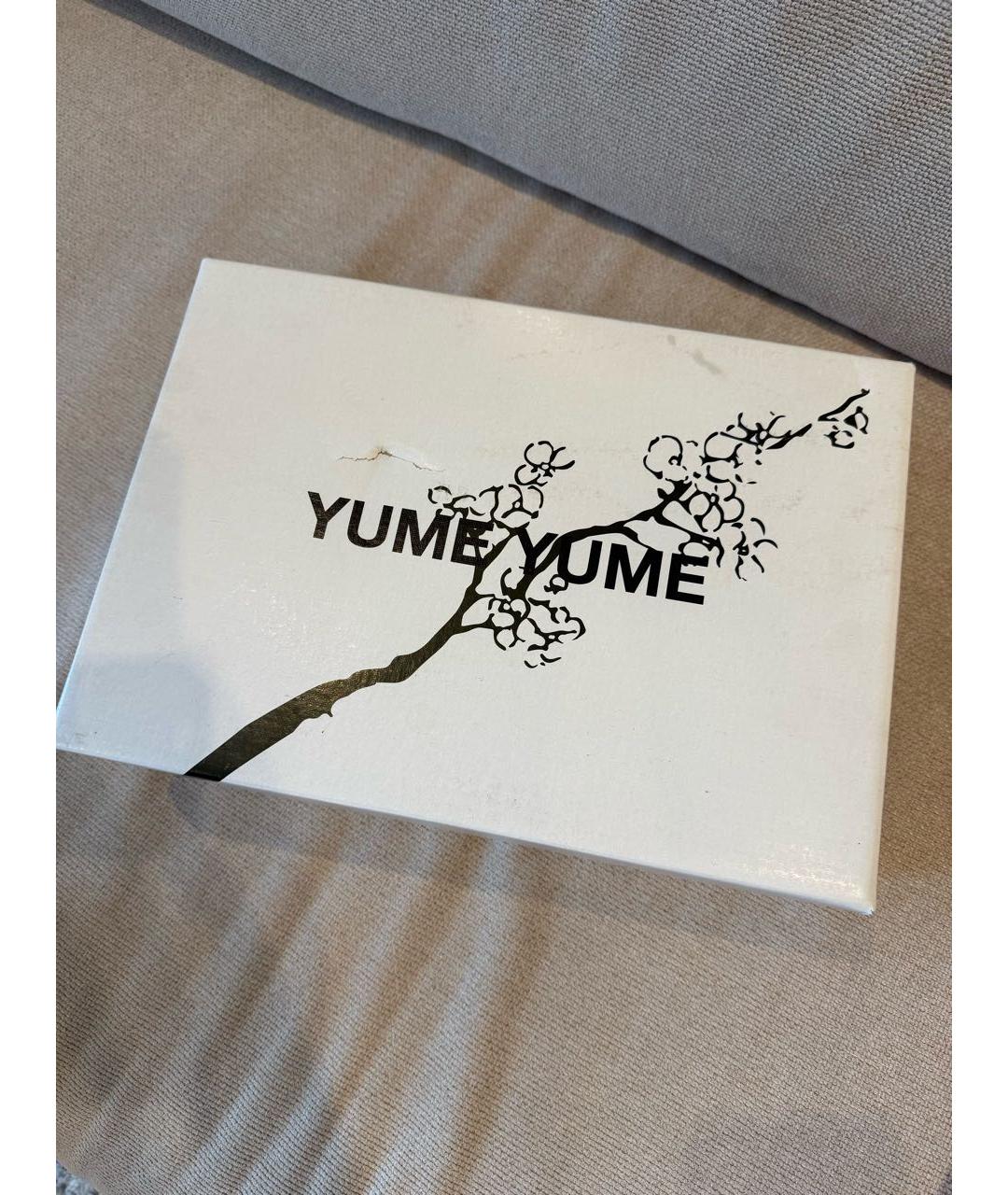 YUME YUME Белые кожаные мюли, фото 5