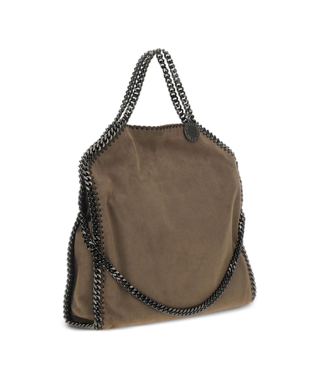STELLA MCCARTNEY Серая сумка тоут из искусственной кожи, фото 3