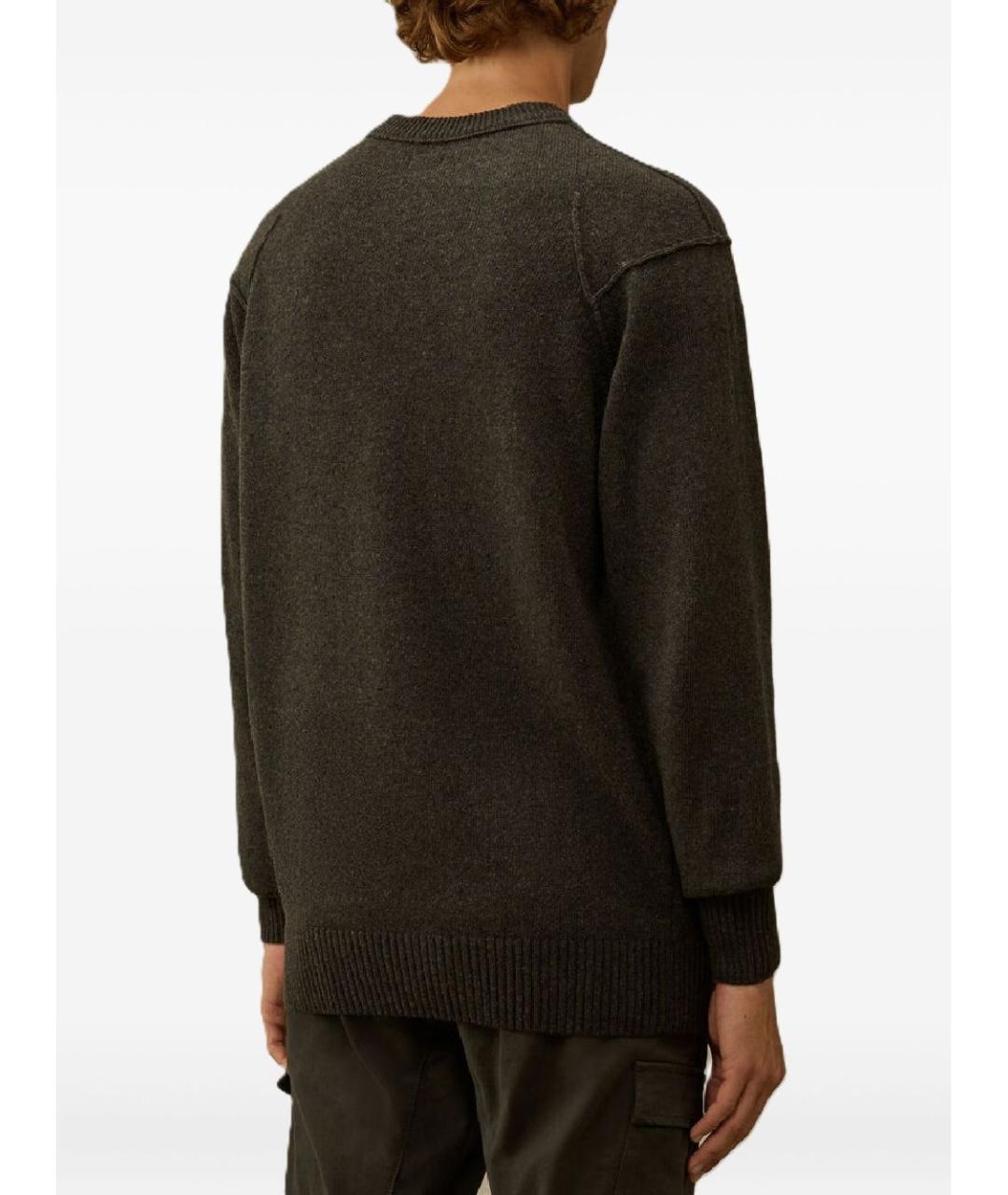 CP COMPANY Зеленый шерстяной джемпер / свитер, фото 3