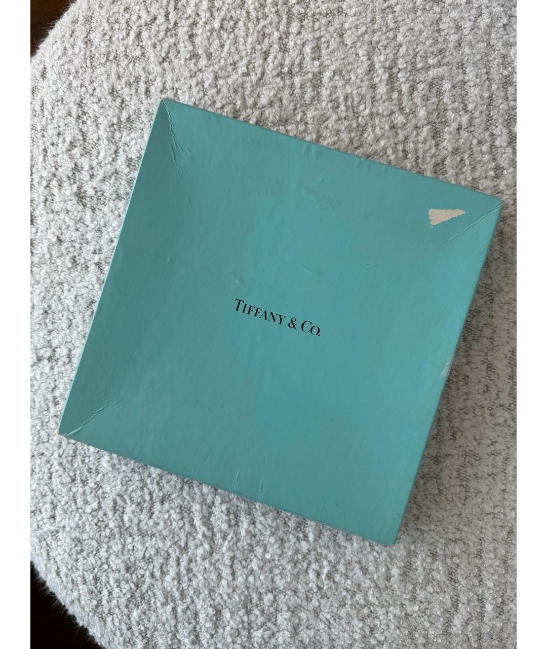 TIFFANY&CO Синий шелковый платок, фото 5