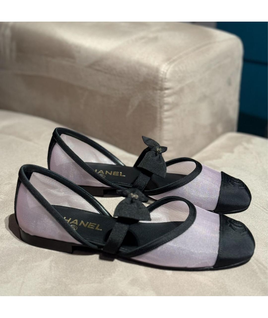 CHANEL Розовые балетки, фото 3