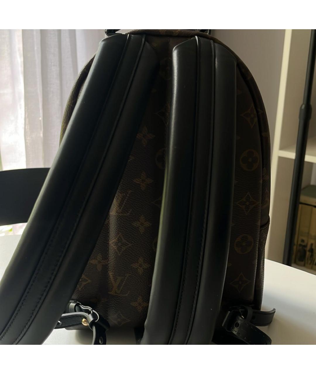 LOUIS VUITTON Коричневый рюкзак из канвы, фото 4