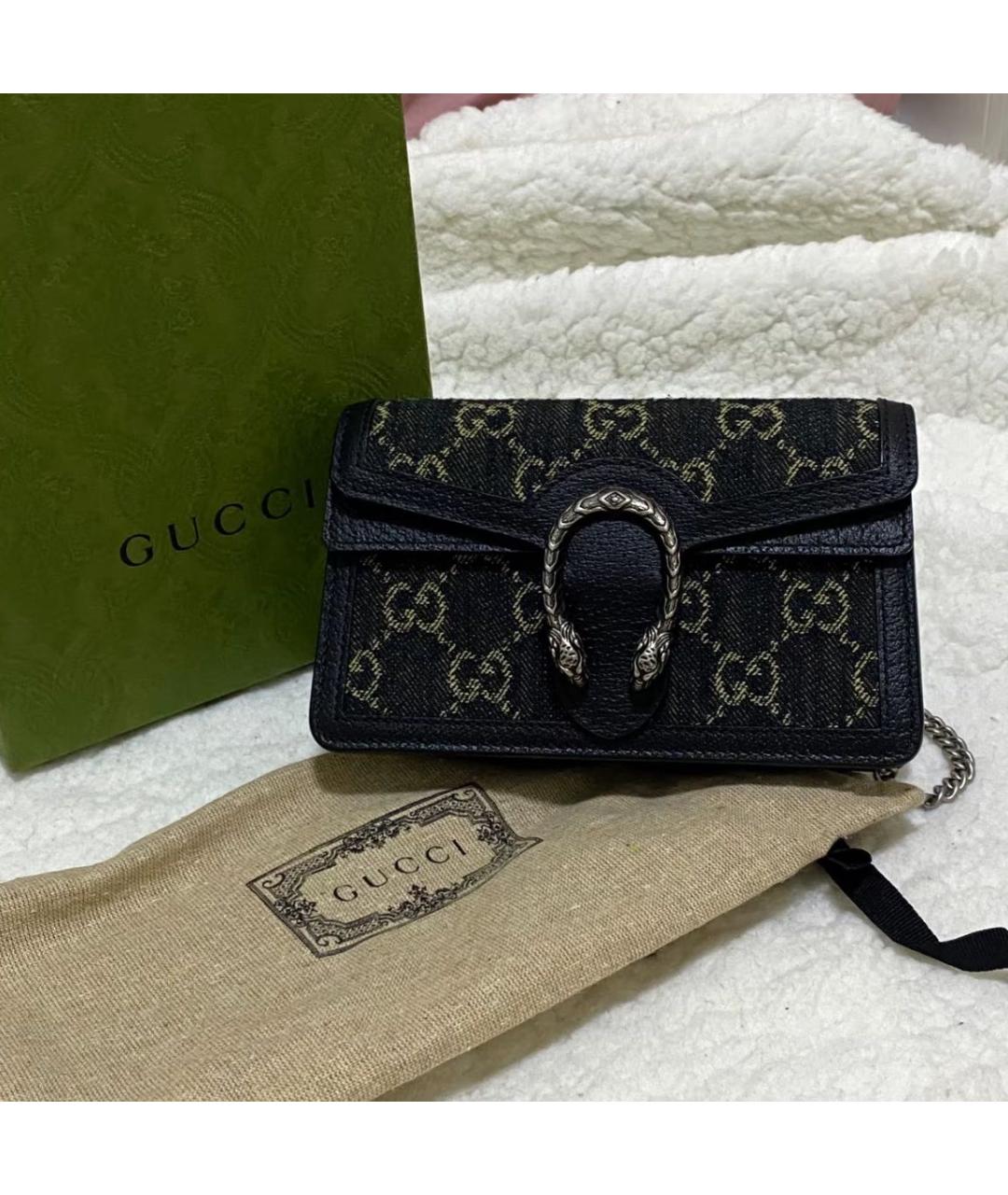 GUCCI Черная сумка через плечо, фото 7