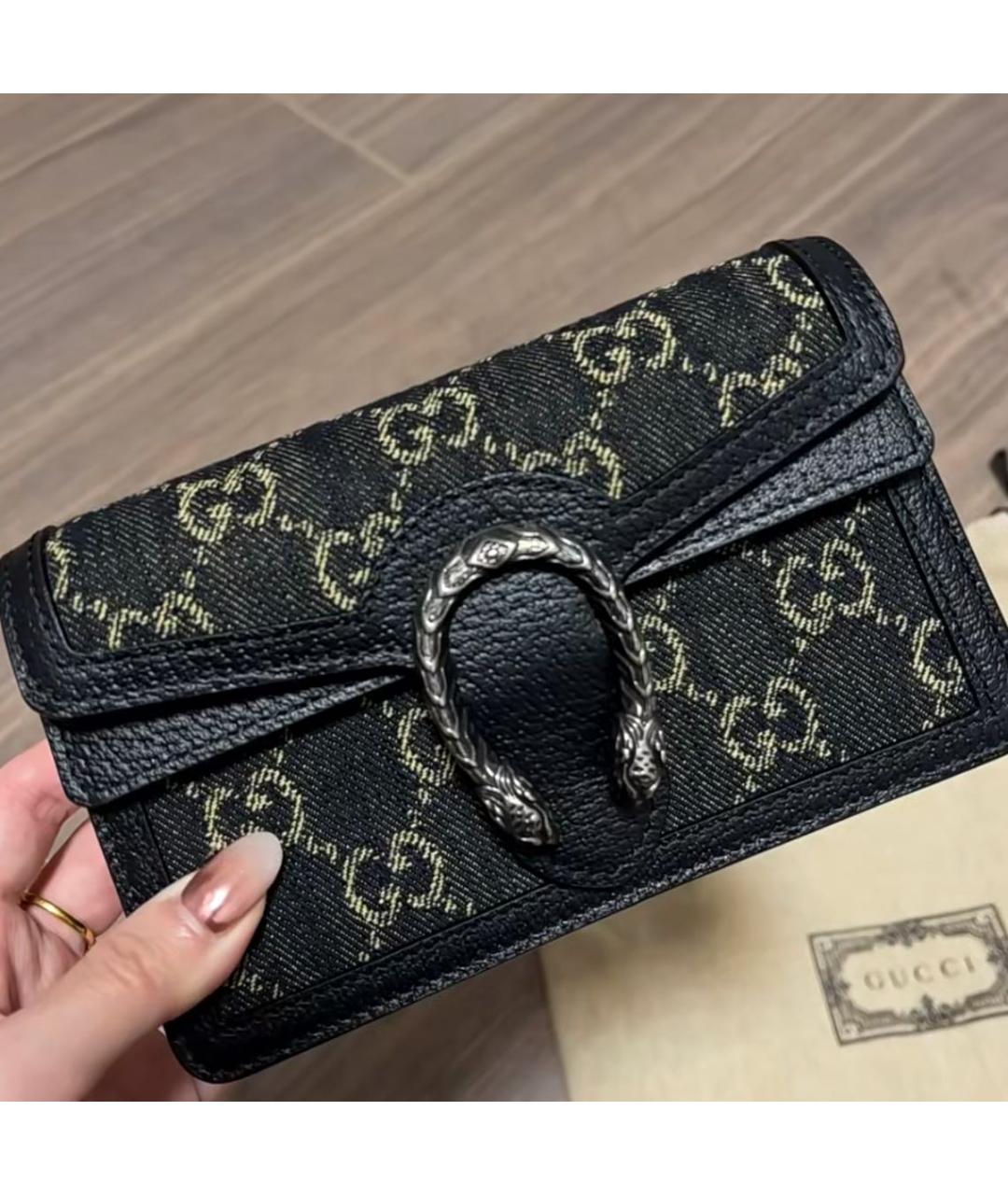 GUCCI Черная сумка через плечо, фото 6