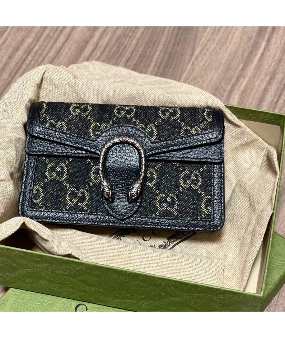 GUCCI Черная сумка через плечо, фото 5