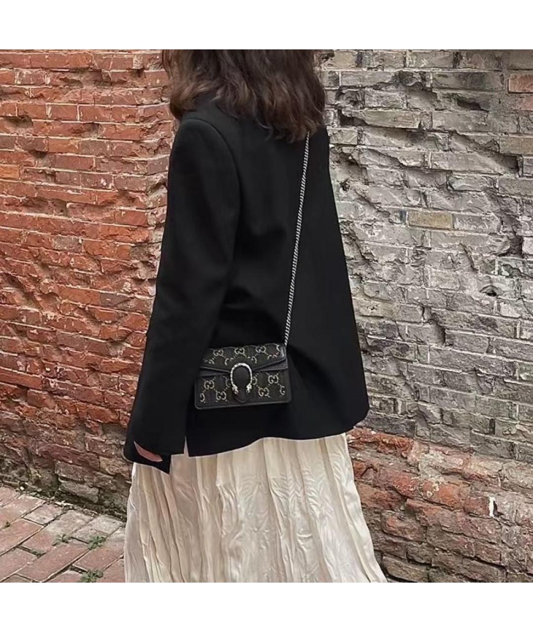 GUCCI Черная сумка через плечо, фото 8