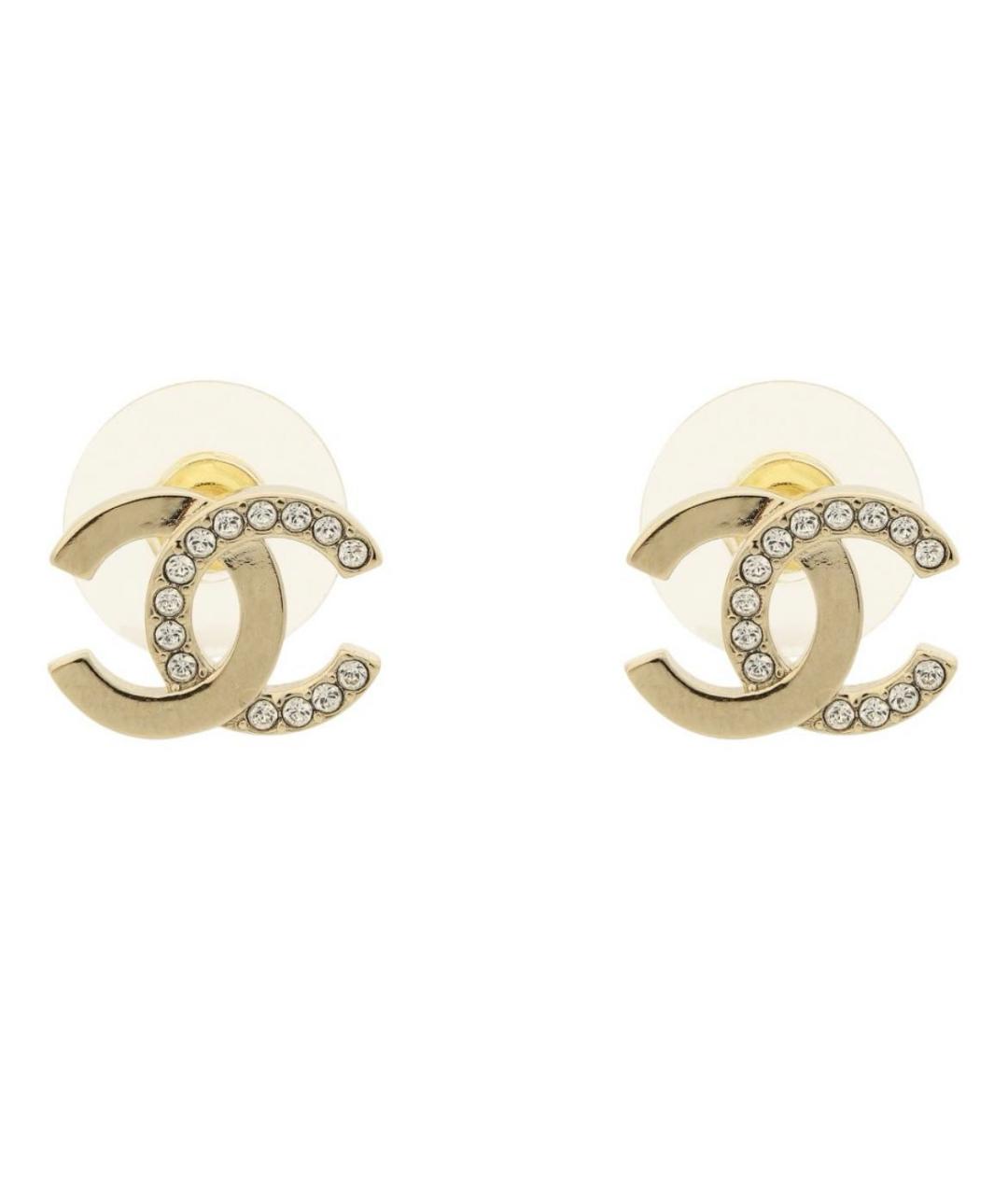 CHANEL Золотые серьги, фото 1