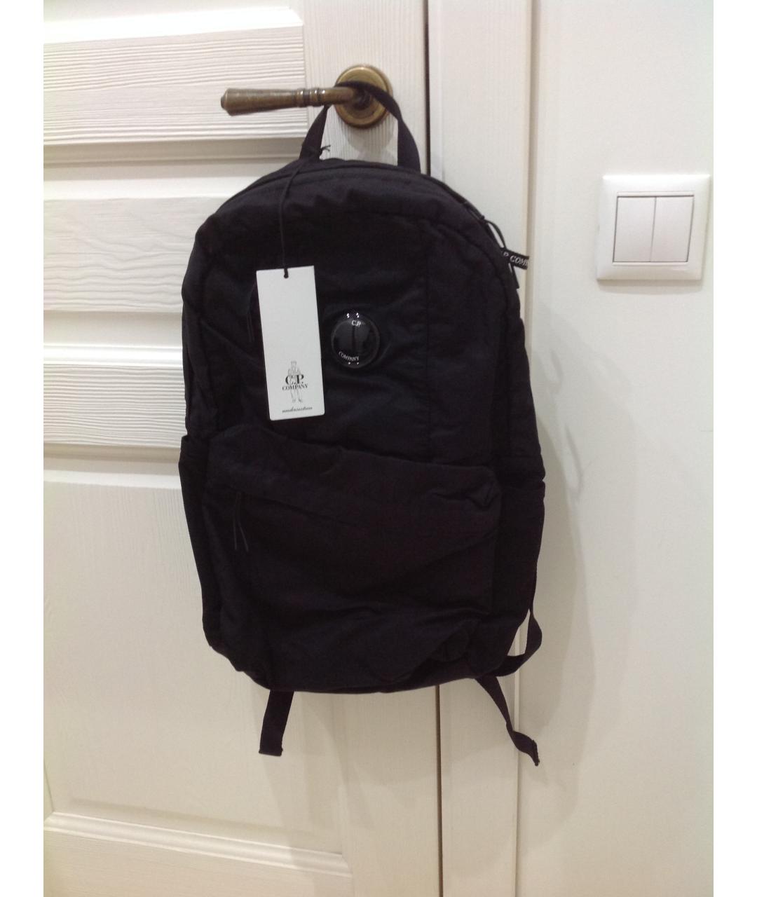 CP COMPANY Черный тканевый рюкзак, фото 8