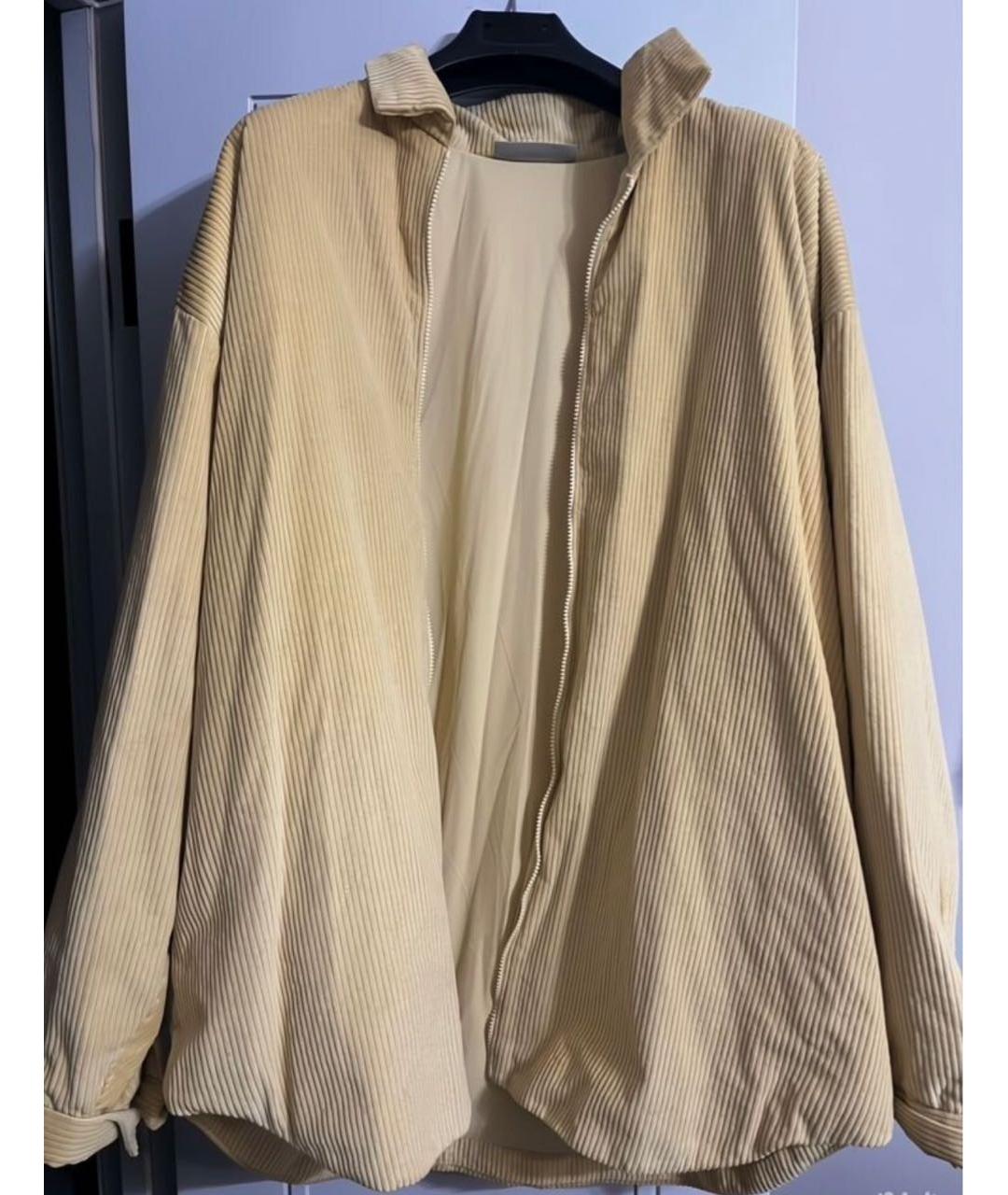 FEAR OF GOD ESSENTIALS Желтая хлопковая куртка, фото 5