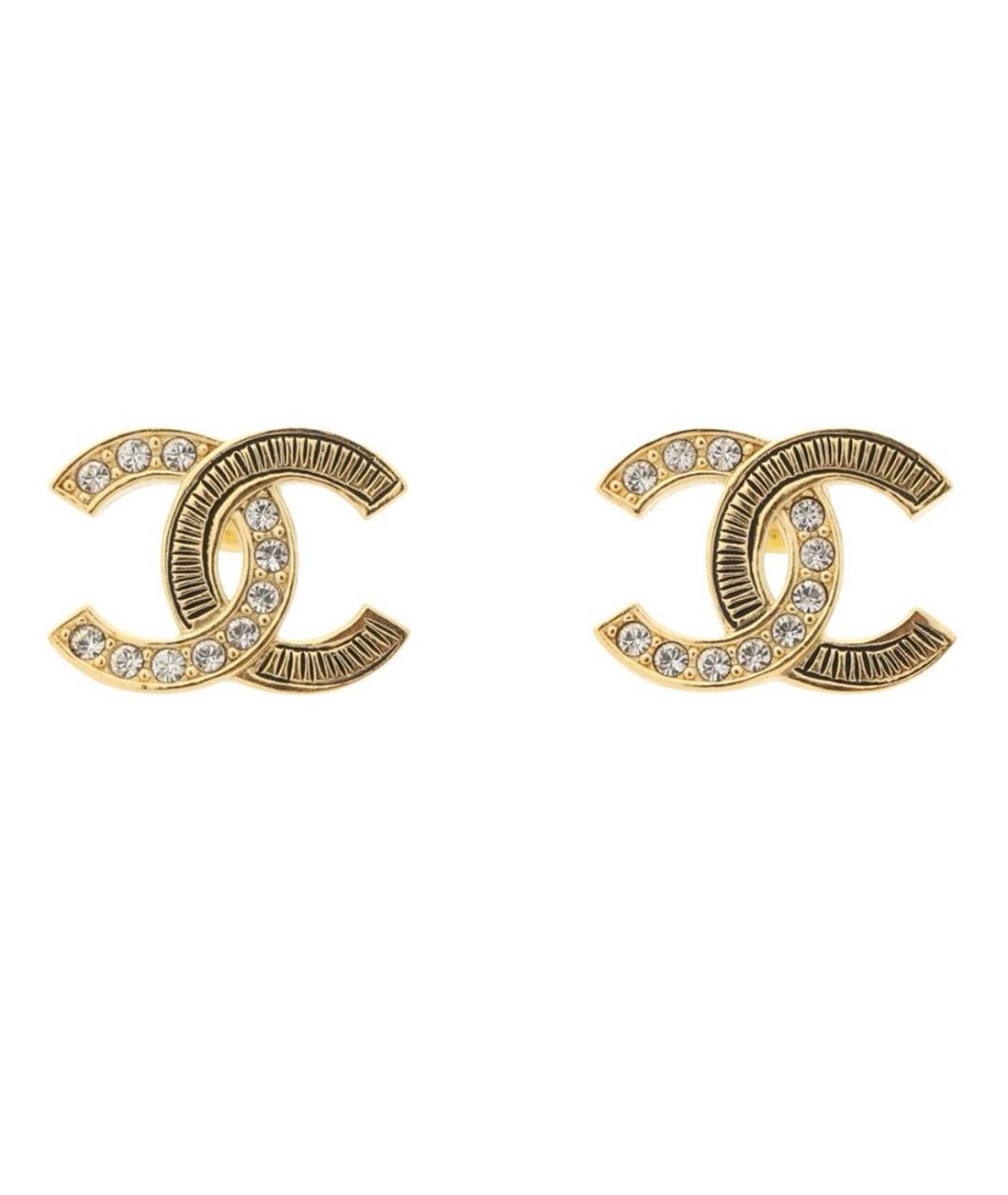 CHANEL Золотые серьги, фото 1