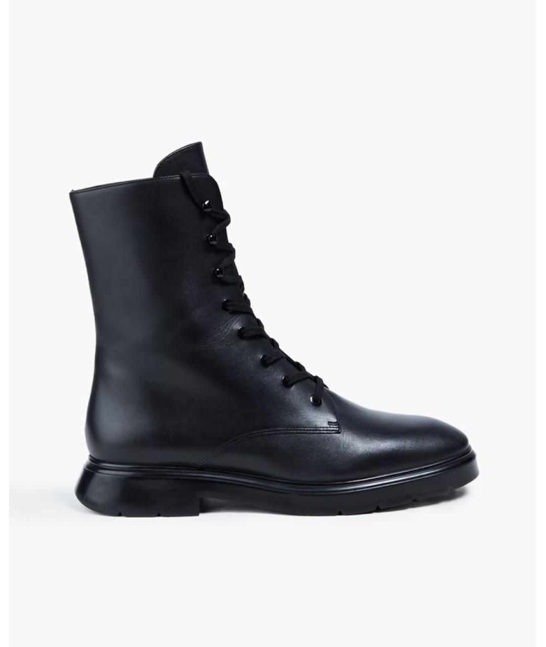 STUART WEITZMAN Черные кожаные ботинки, фото 10