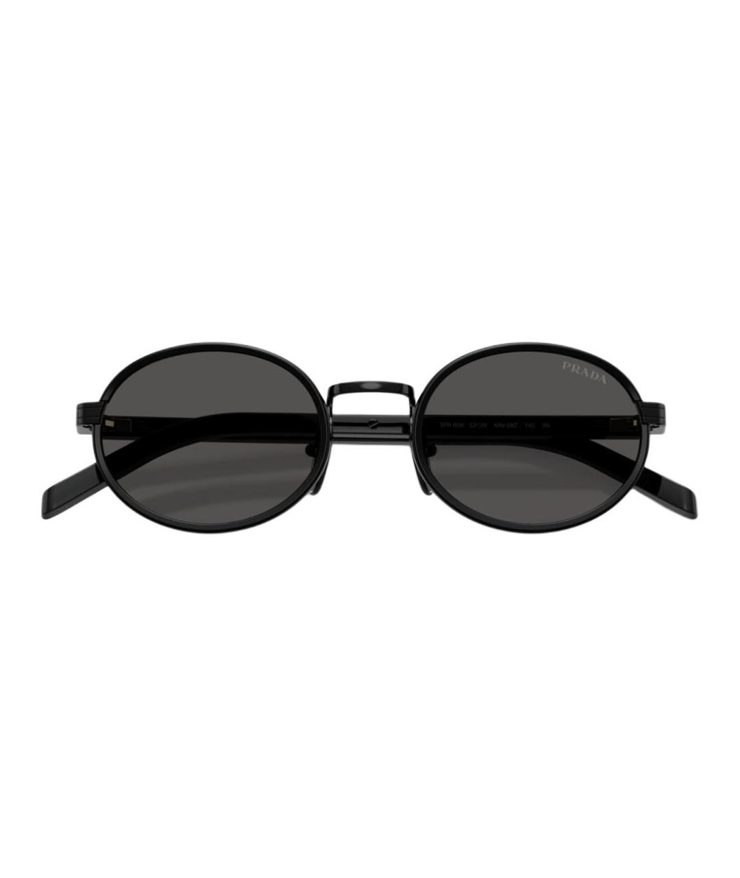 PRADA Черные пластиковые солнцезащитные очки, фото 4