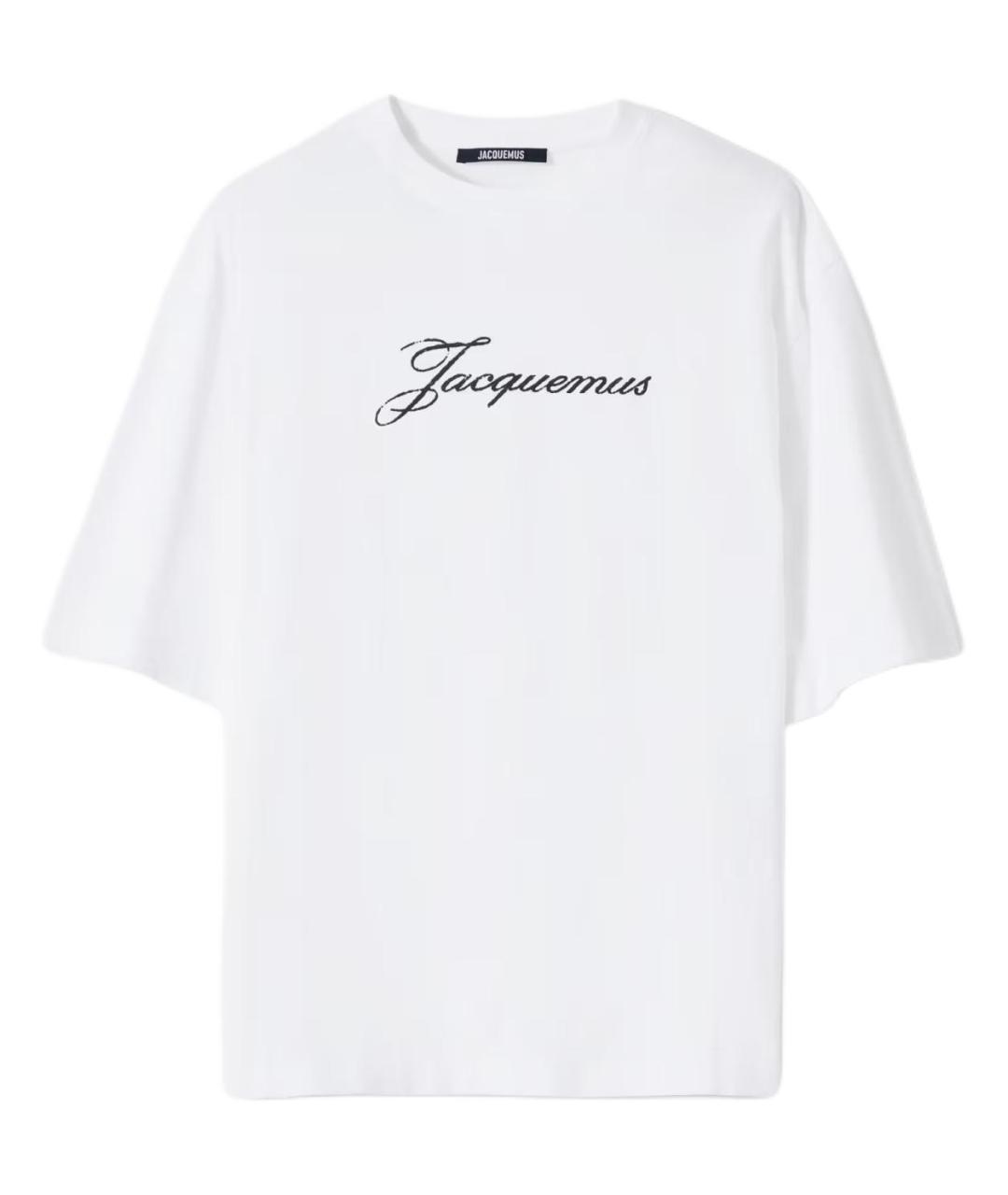 JACQUEMUS Белая футболка, фото 1