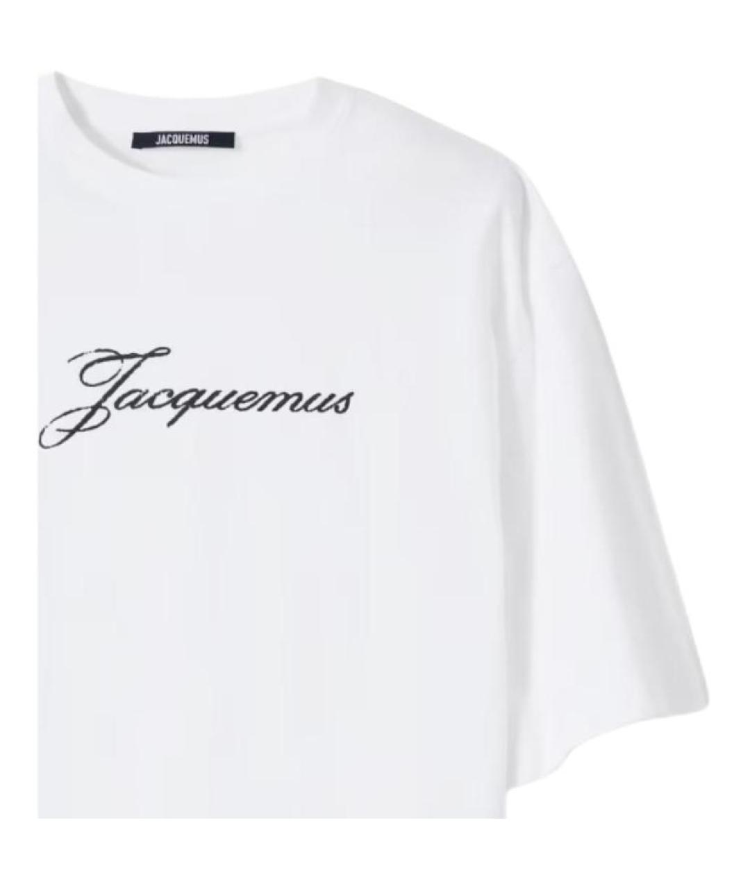 JACQUEMUS Белая футболка, фото 5