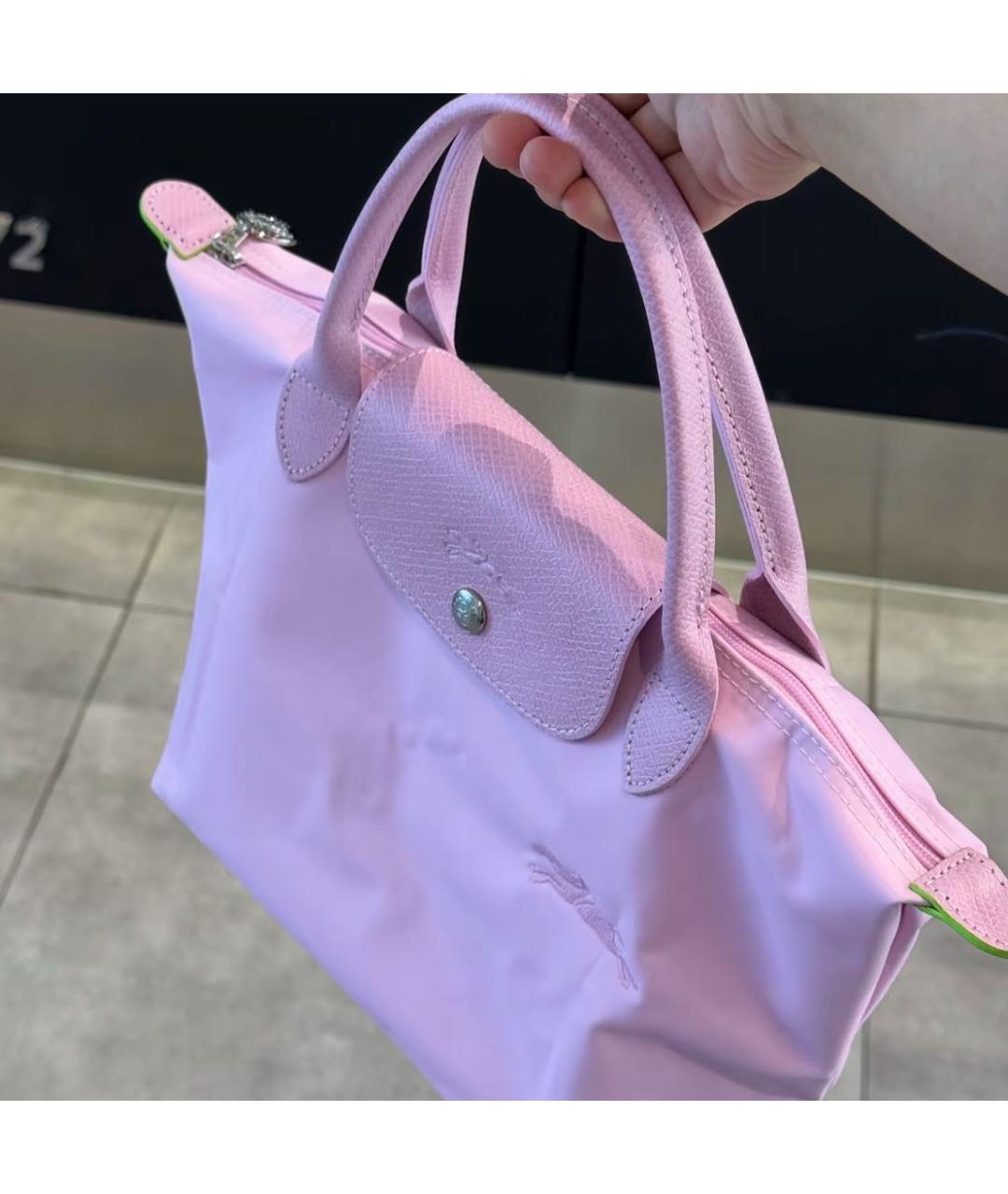 LONGCHAMP Розовая сумка тоут, фото 6