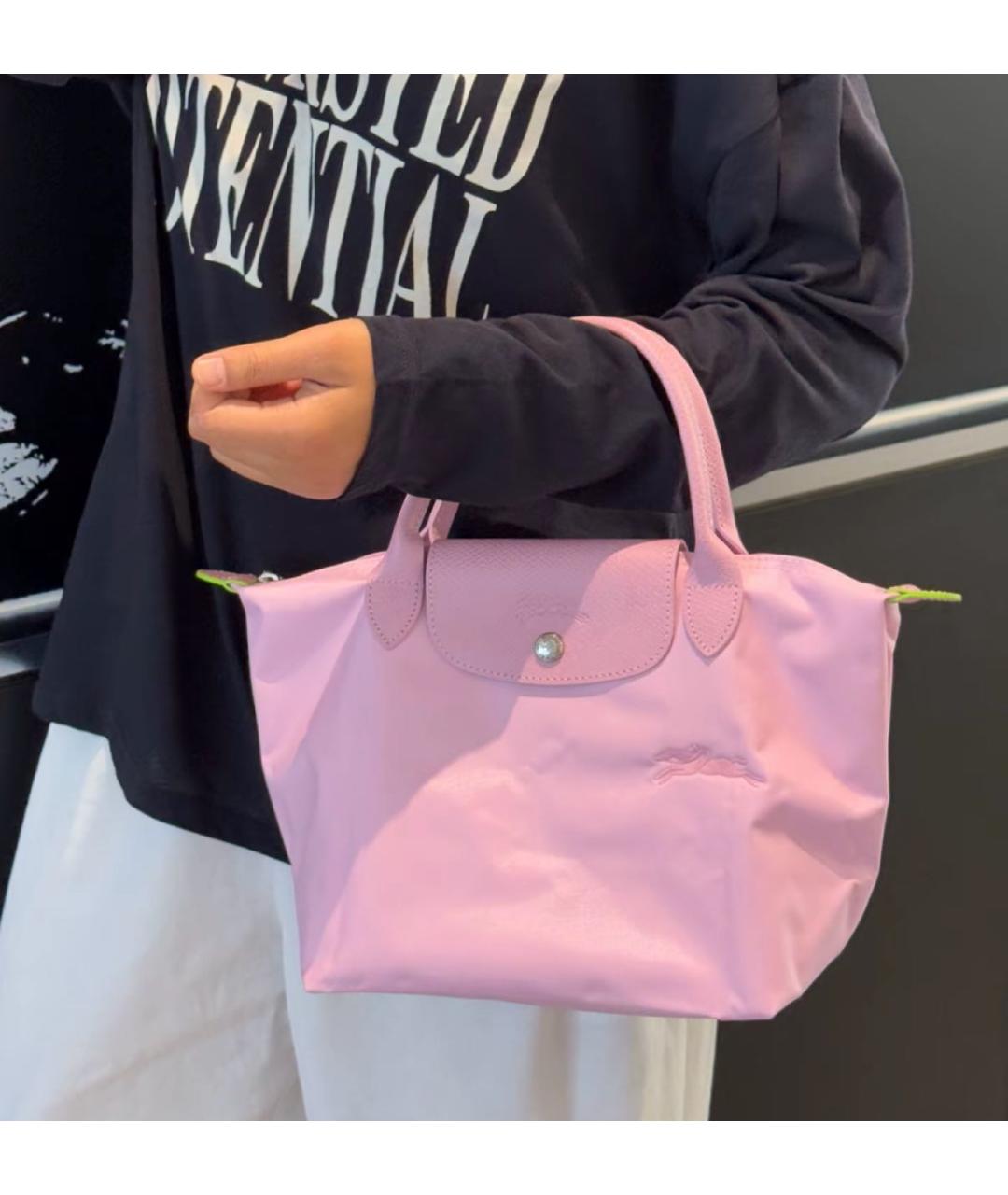 LONGCHAMP Розовая сумка тоут, фото 8