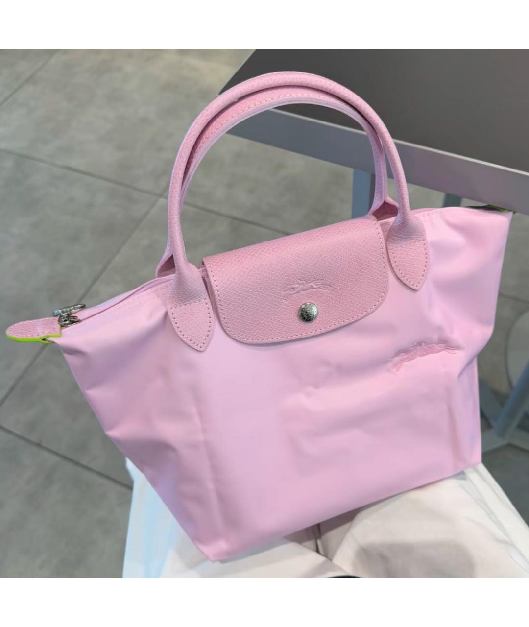LONGCHAMP Розовая сумка тоут, фото 7