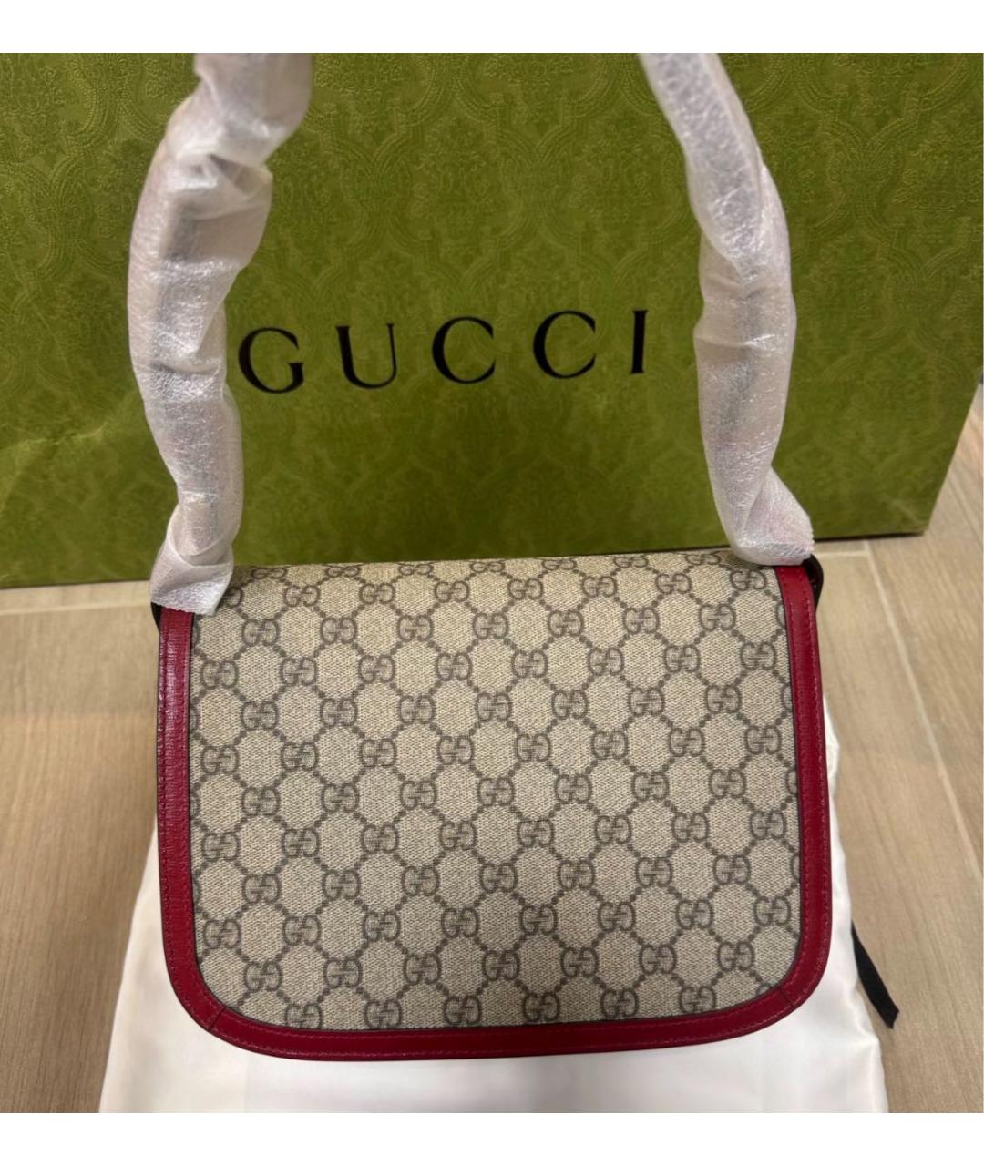 GUCCI Бежевая сумка через плечо, фото 7