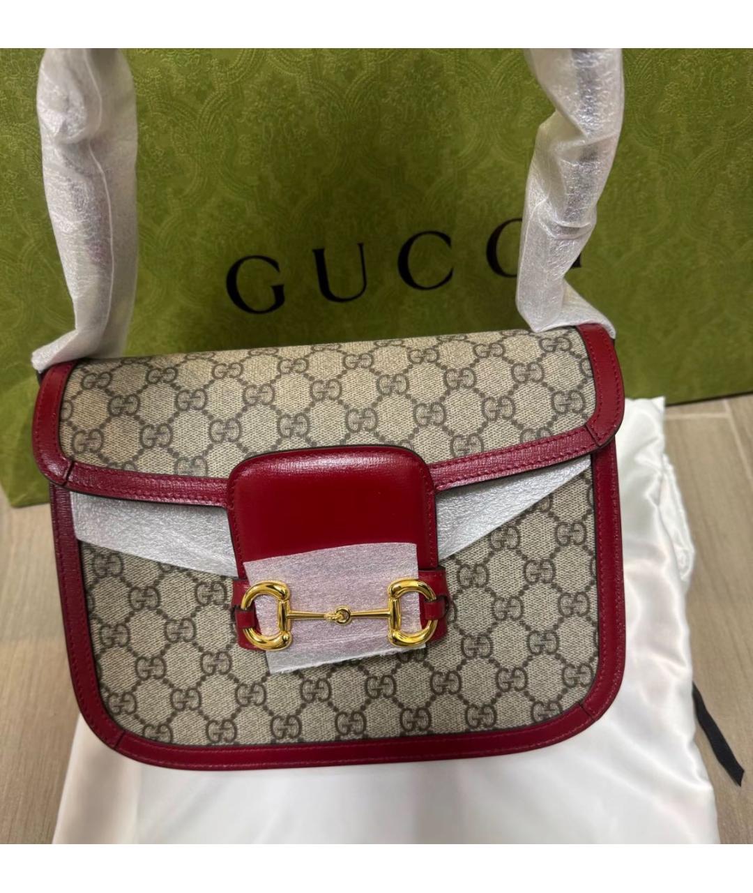 GUCCI Бежевая сумка через плечо, фото 5