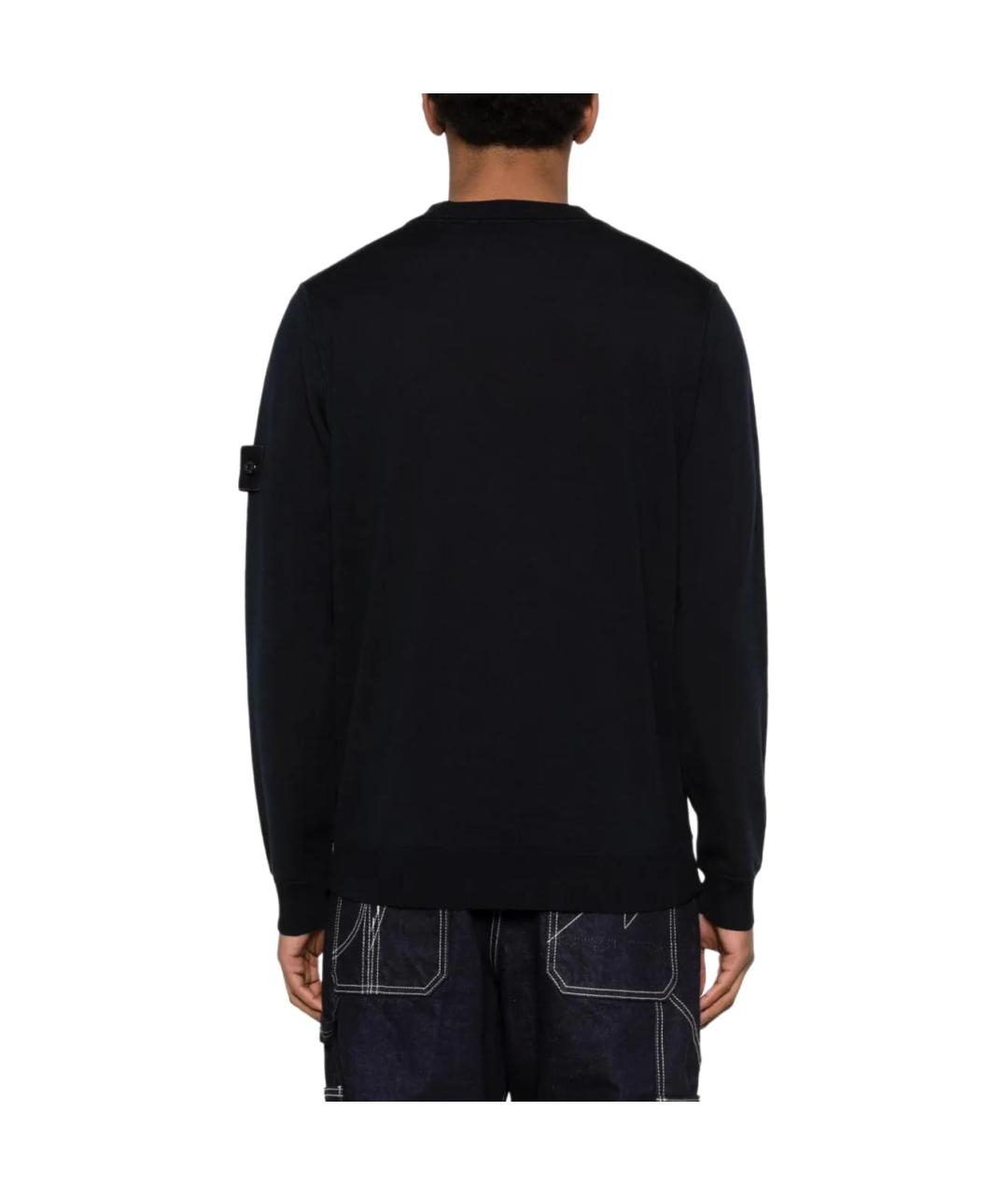 STONE ISLAND Синий джемпер / свитер, фото 3