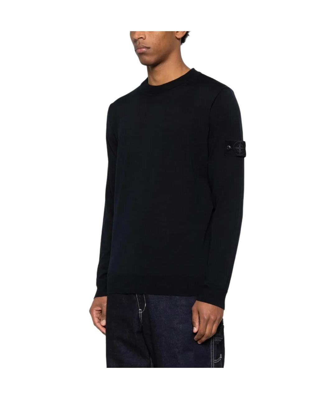 STONE ISLAND Синий джемпер / свитер, фото 5
