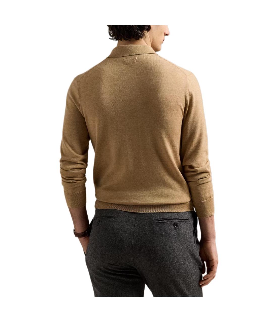 POLO RALPH LAUREN Бежевый джемпер / свитер, фото 4