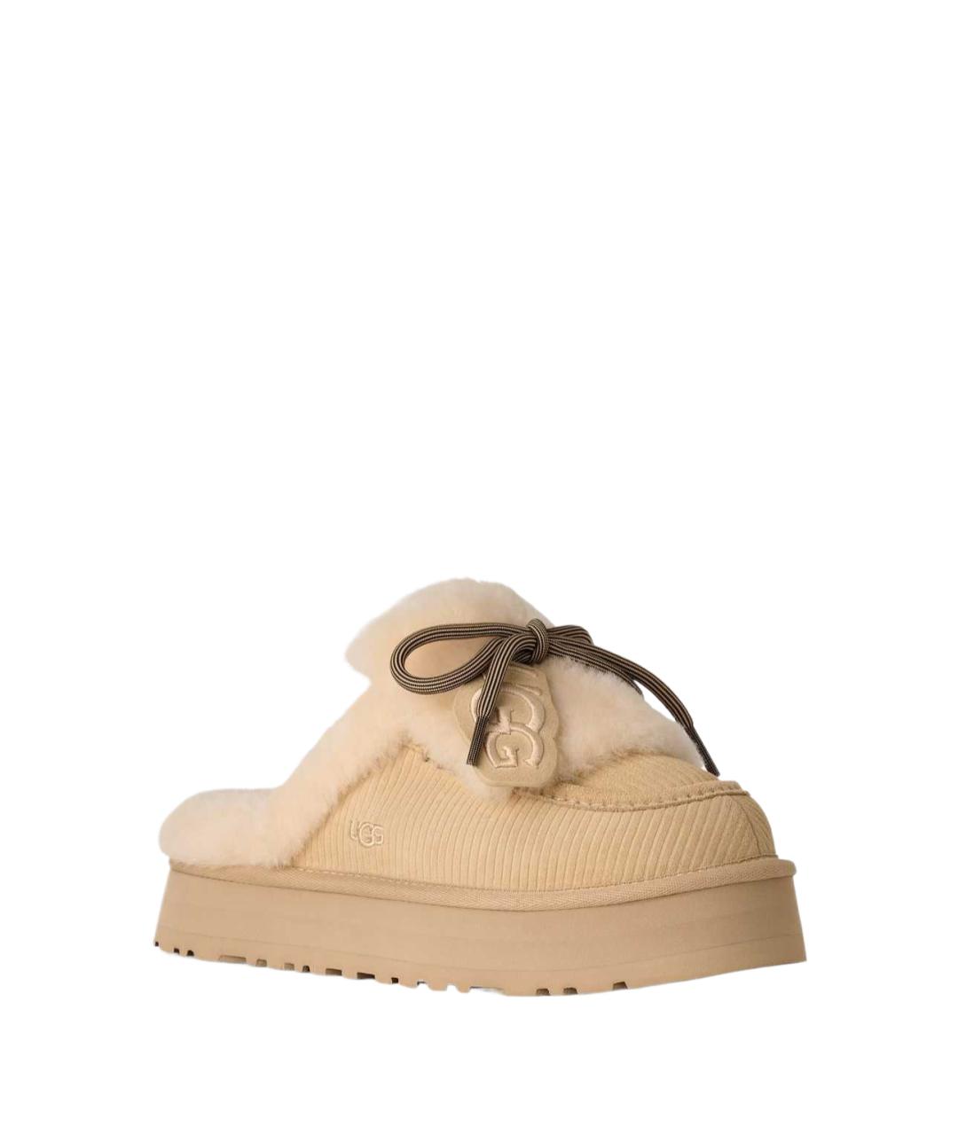 UGG Бежевые мюли, фото 3