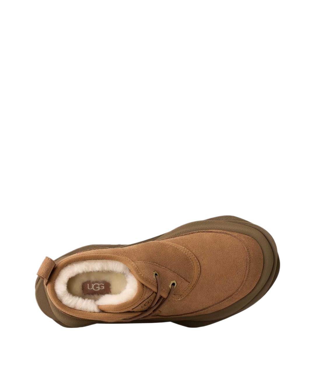 UGG Коричневые замшевые высокие ботинки, фото 4