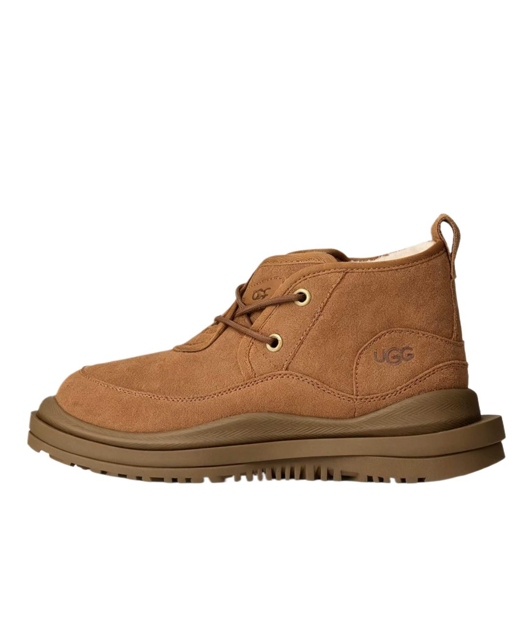 UGG Коричневые замшевые высокие ботинки, фото 2