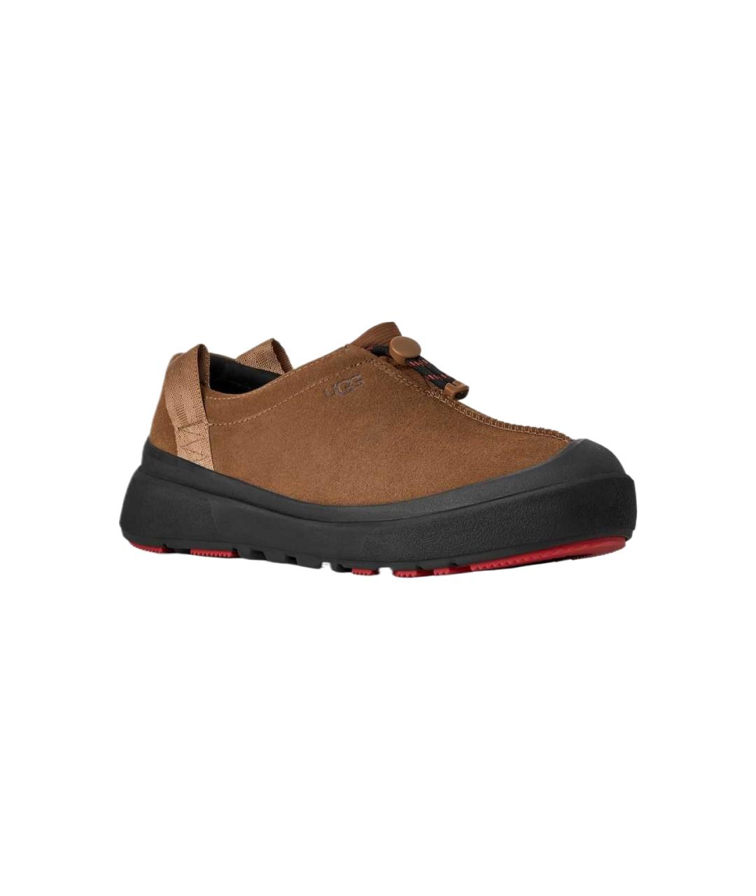 UGG Коричневые замшевые ботинки, фото 3
