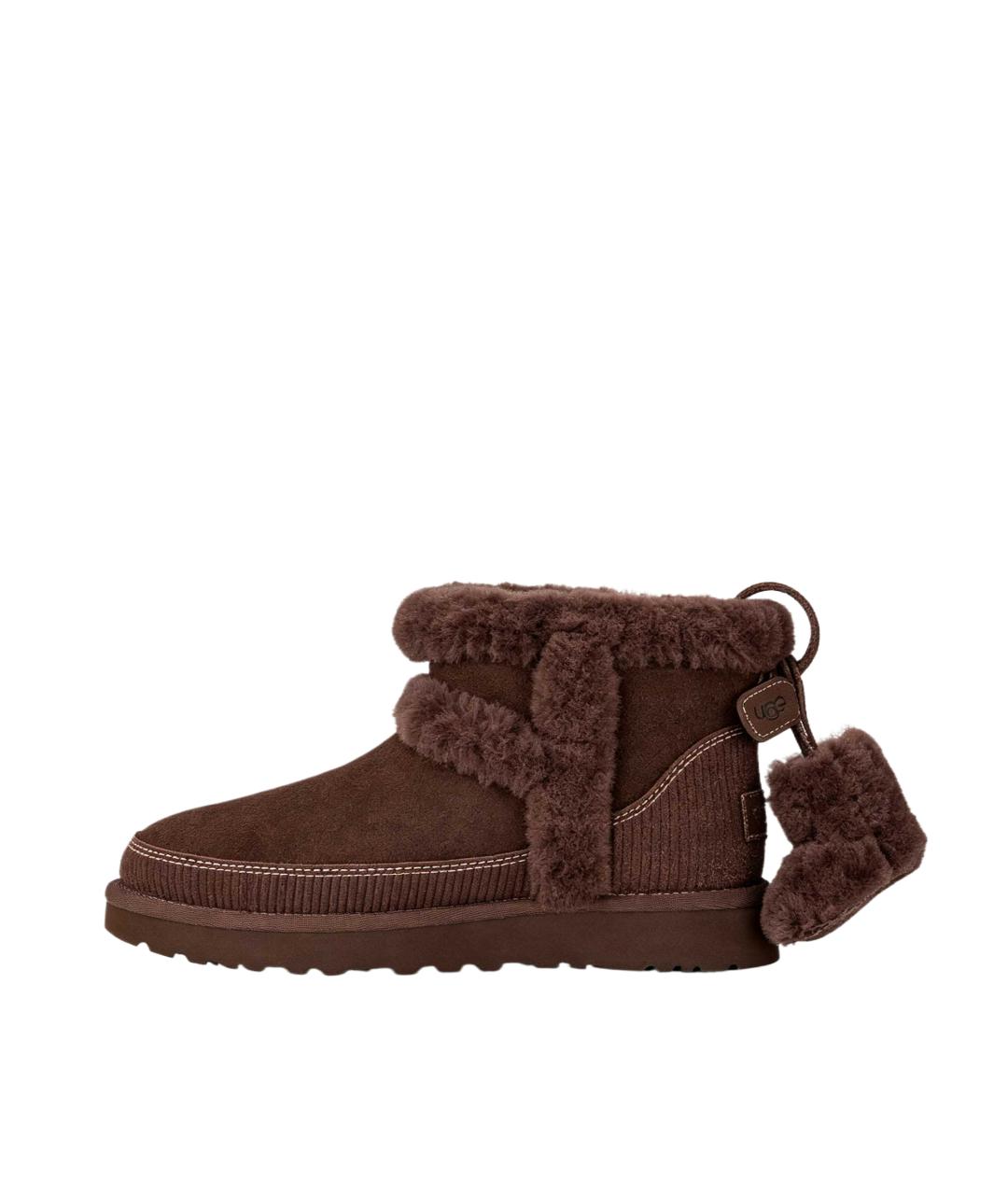 UGG Коричневые замшевые ботинки, фото 2