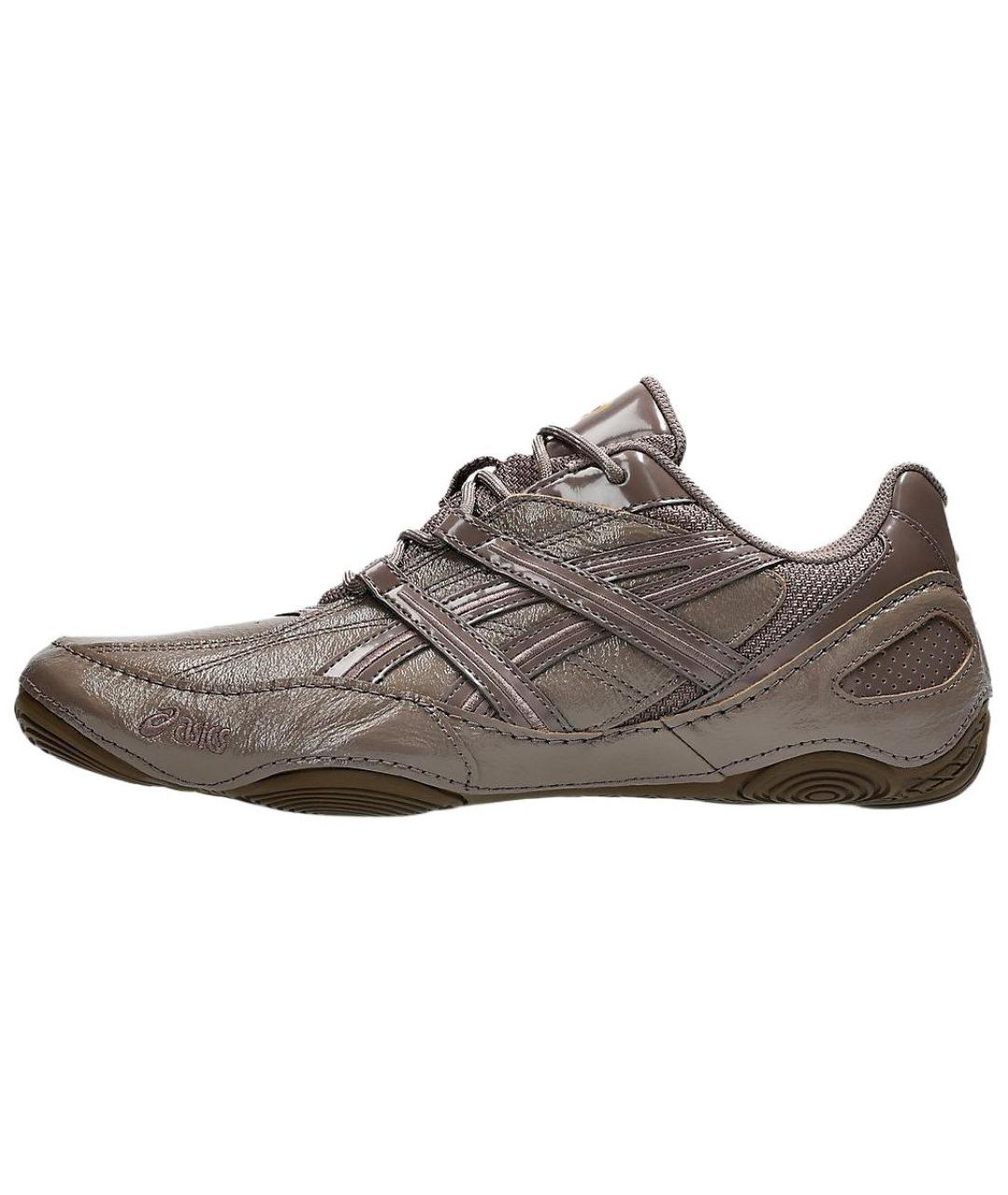 ASICS Коричневые кожаные кроссовки, фото 2