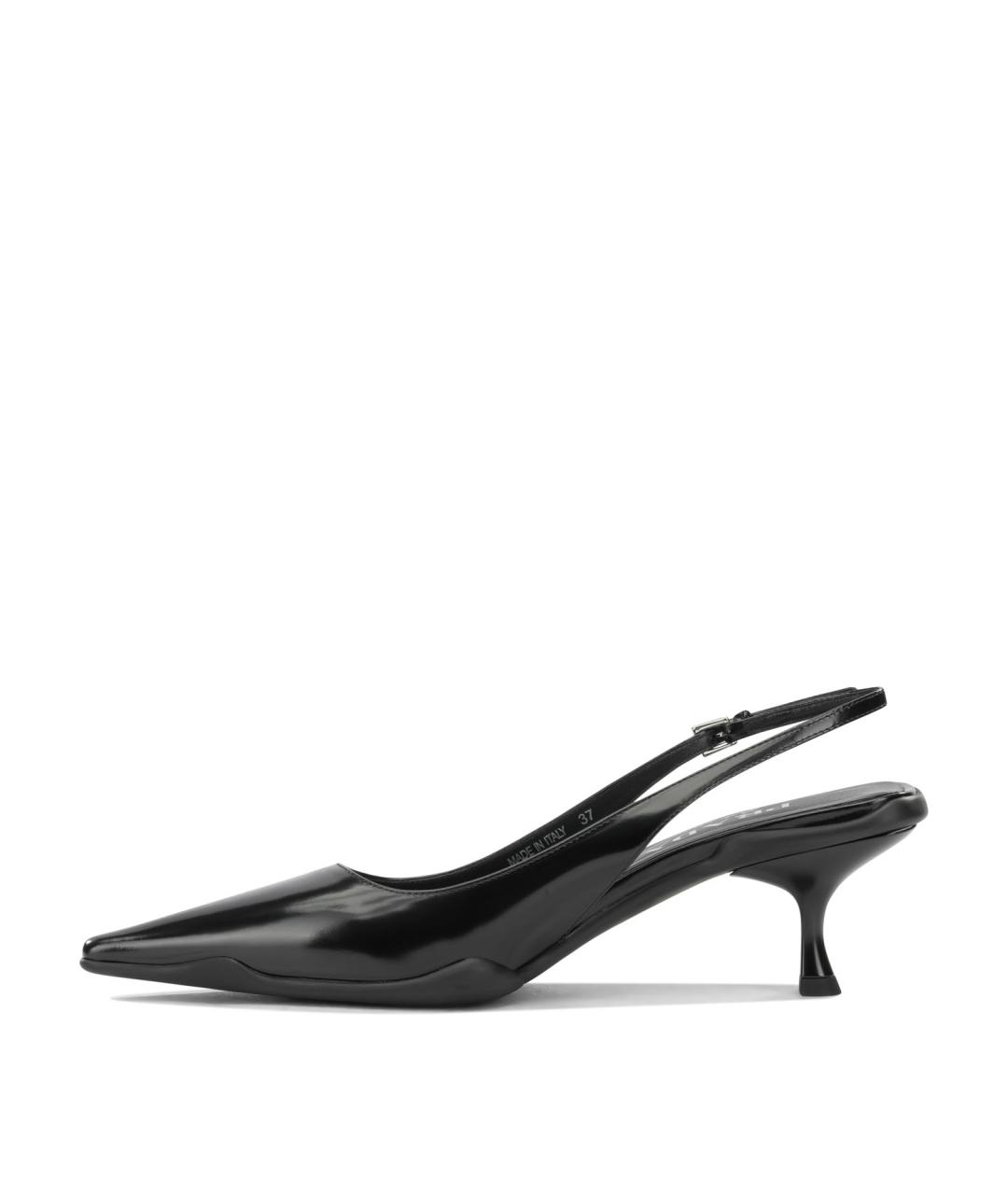 PRADA Черные кожаные туфли, фото 3