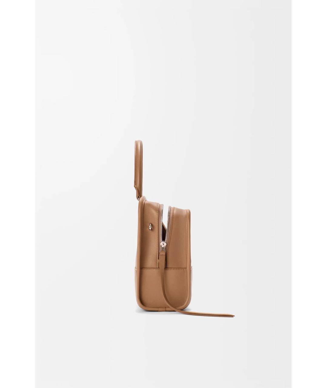 LOEWE Коричневая кожаная сумка тоут, фото 3