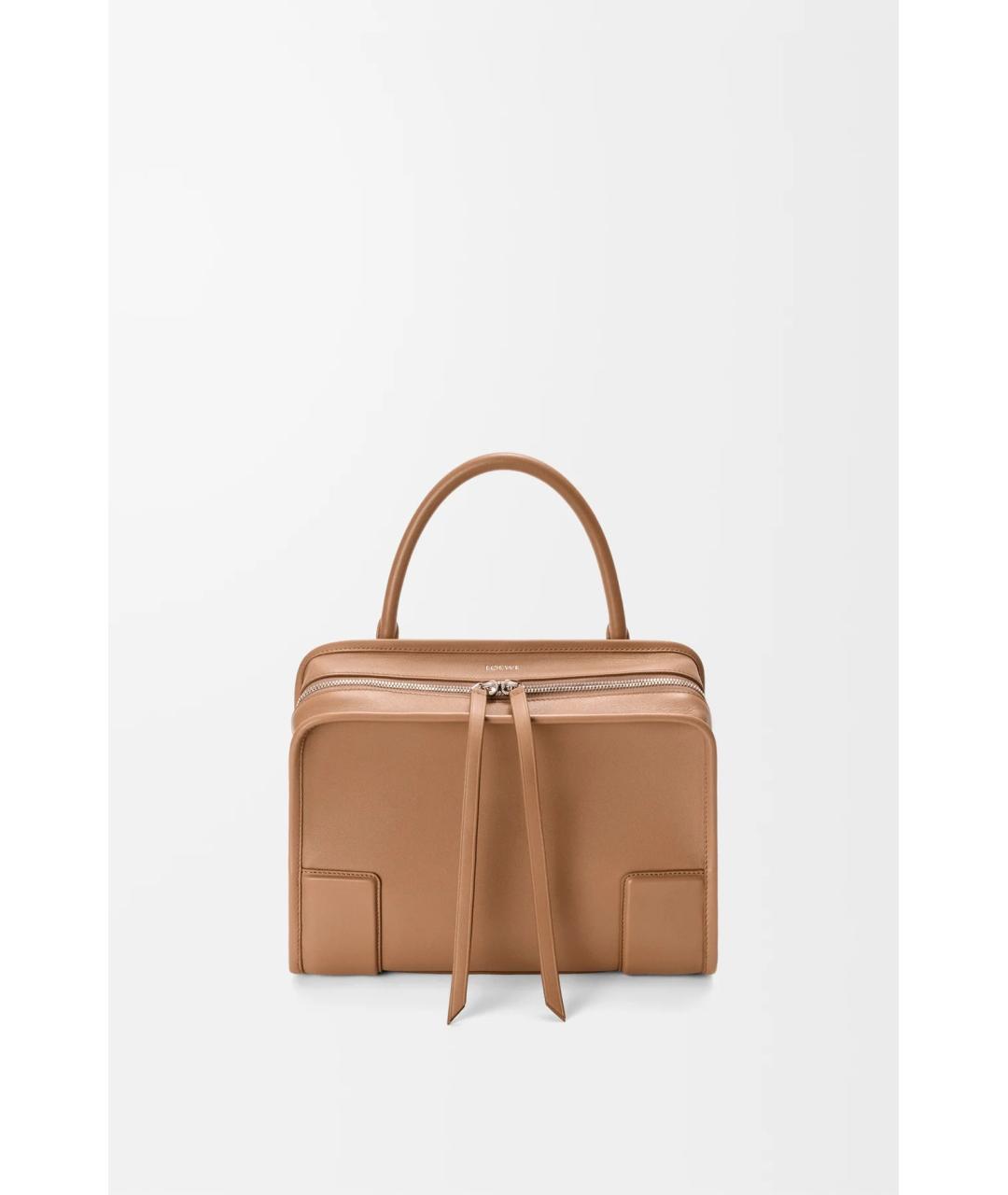 LOEWE Коричневая кожаная сумка тоут, фото 6