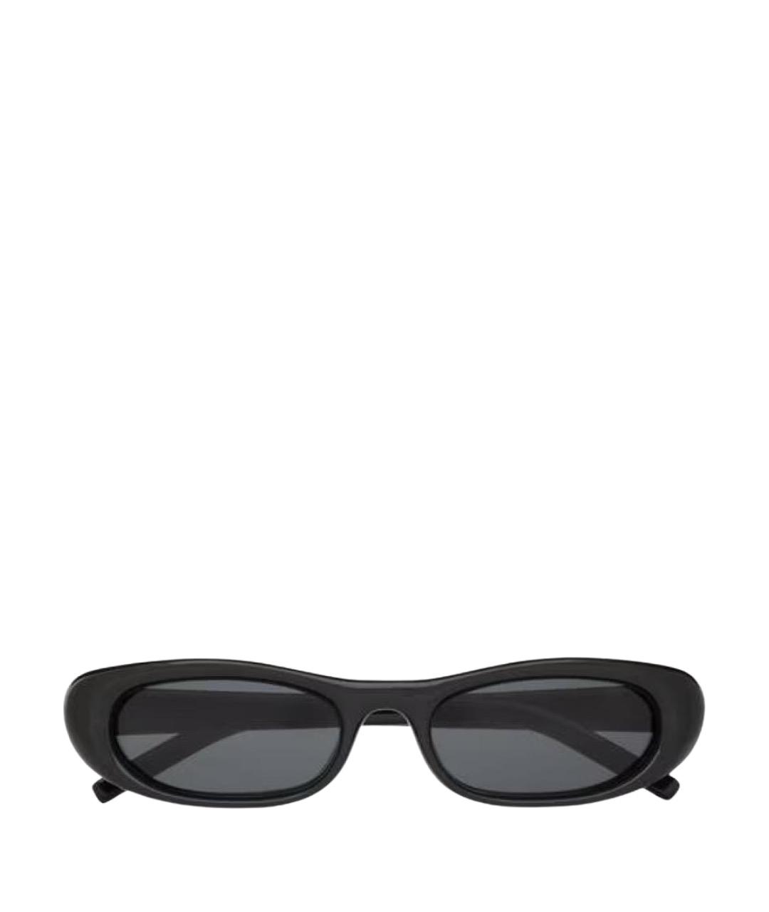 SAINT LAURENT Черные пластиковые солнцезащитные очки, фото 1